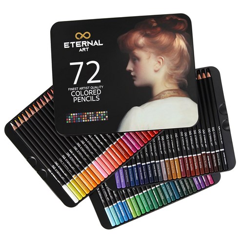 이터널아트 틴케이스 전문가용 색연필, 120색, 1개