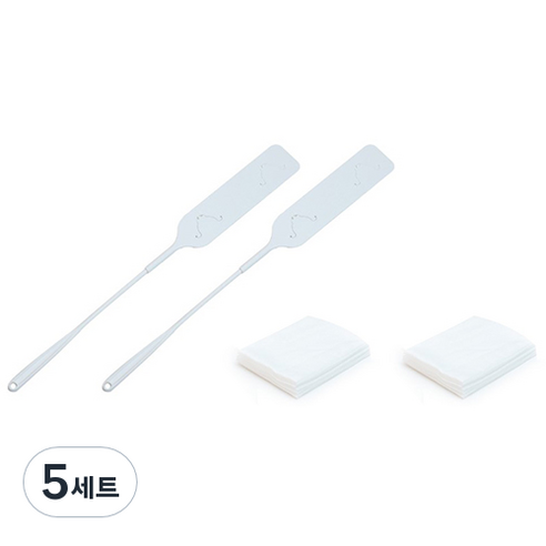 꼬까 틈새 먼지떨이 2p + 청소포 20p 세트, 화이트, 5세트