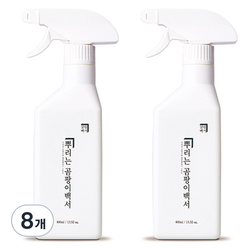 살림백서 뿌리는 곰팡이제거제, 400ml, 8개