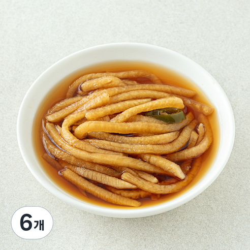 명심정 무생채 장아찌, 150g, 6개