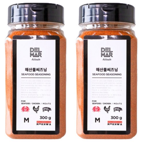 딜리셔스마켓 해산물 시즈닝 중형, 300g, 2개