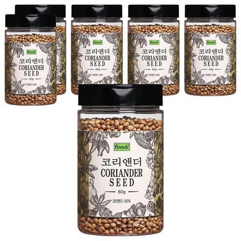 ADDCOOK 코리앤더씨드, 80g, 6개