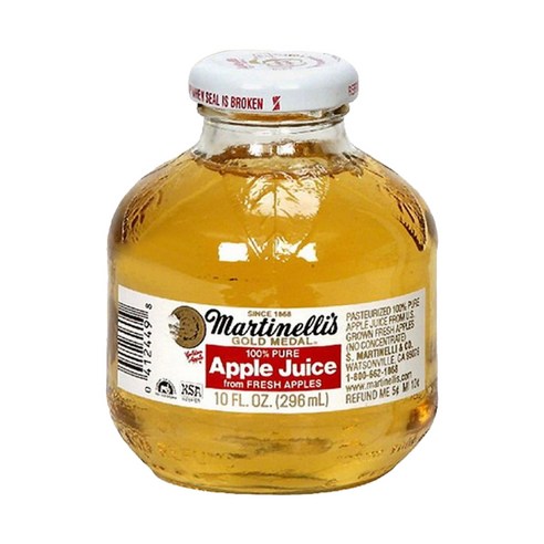 마르티넬리 골드메달 애플주스, 296ml, 1개