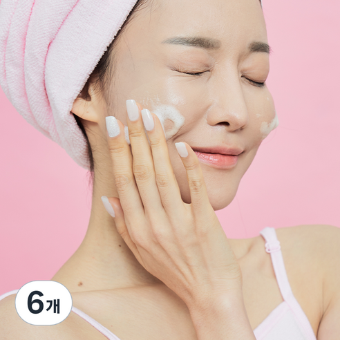 붙이는 젤네일 블링온 스티커, 6개, 퓨어화이트샤이니