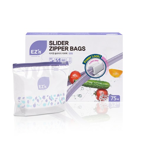 EasyN Slider Zipper Bag, Medium (M), 75 pieces, 1 piece  Best 5