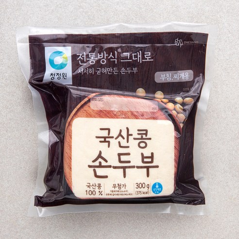 청정원 국산콩 손두부, 300g, 1개