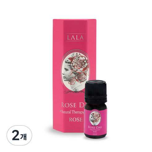 라라 로즈데이 여성청결제 로즈, 5ml, 2개