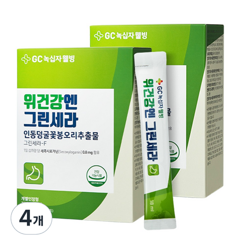 GC녹십자웰빙 위건강엔 그린세라, 540ml, 4개