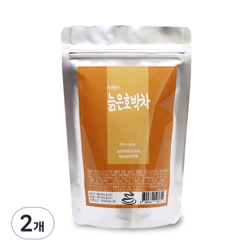 아이앤티 늙은호박차 사각티백, 4g, 20개입, 2개