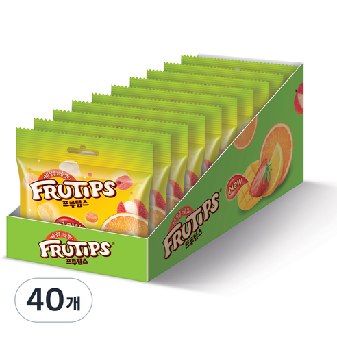 프루팁스 파우치 젤리 오리지널, 30g, 40개