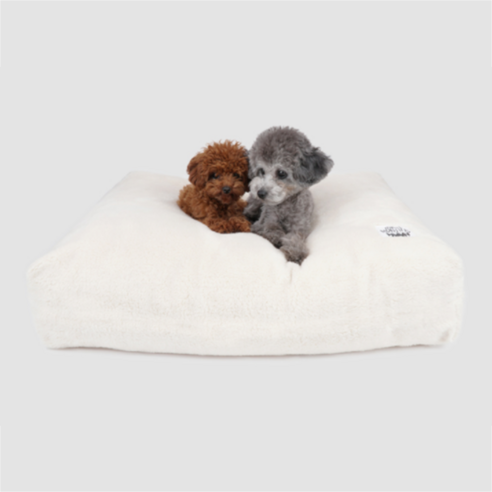 퍼피엔젤 반려동물 MONSTERS Boa Square Cushion PA-BD130, 2 IV