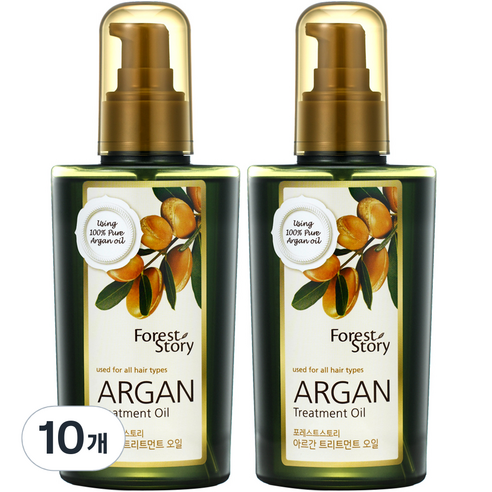 포레스트스토리 아르간 오일 헤어에센스, 120ml, 10개