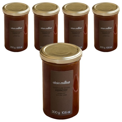 알랭밀리아 살구잼, 300g, 5개
