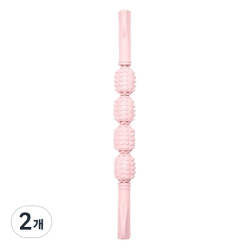 EORIN 롤러 마사지기 46cm, 분홍색, 2개