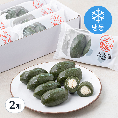 소소담 동부 모싯떡 (냉동), 700g, 2개
