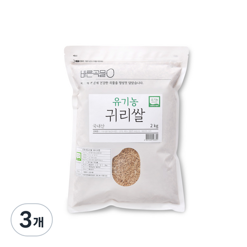 바른곡물 국내산 유기농 귀리쌀, 2kg, 1개 Best Top5