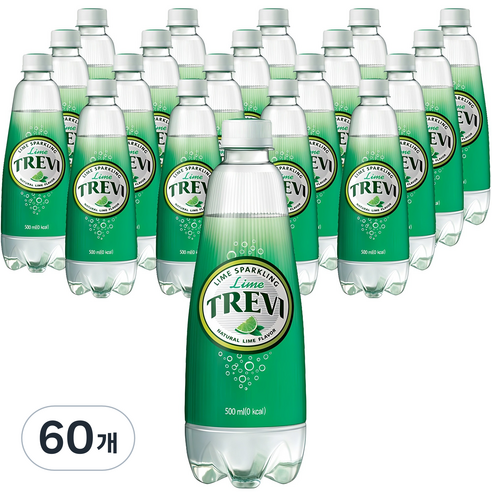 트레비 라임 탄산수, 500ml, 60개