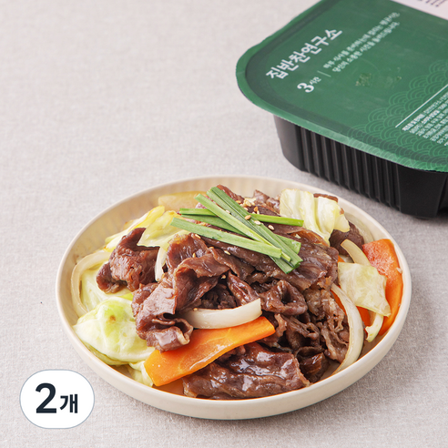 집반찬연구소 소고기 야채볶음, 350g, 2개