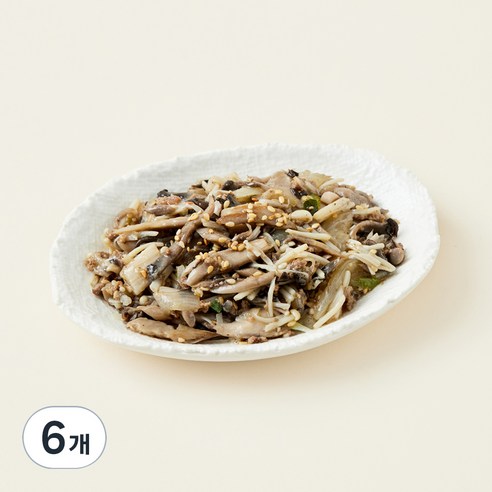 킨더가든 소고기 버섯볶음, 80g, 6개