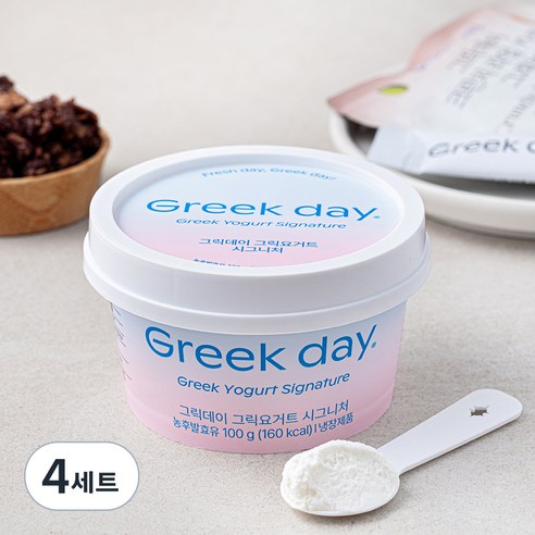 그릭데이 시그니처 카카오그래놀라 세트, 140g, 4세트