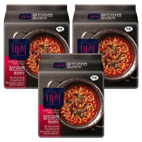 더미식 장인라면 맵싸한맛 135g