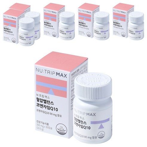 뉴트립 혈압밸런스 코엔자임Q10 350 mg, 30정, 6개