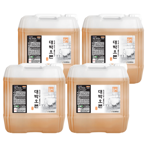 대박세제 대박오븐 기름때 클리너, 18.75L, 4개