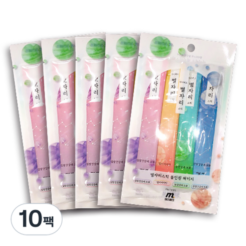 마이베프 강아지 고양이 짜먹는간식 별자리스틱 4p, 60g, 10팩