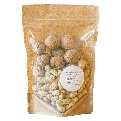 솔닙 정월 대보름 부럼꾸러미 피호두 150g + 피땅콩 150g, 300g, 1세트