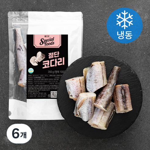 절단 코다리 (냉동), 350g, 6개
