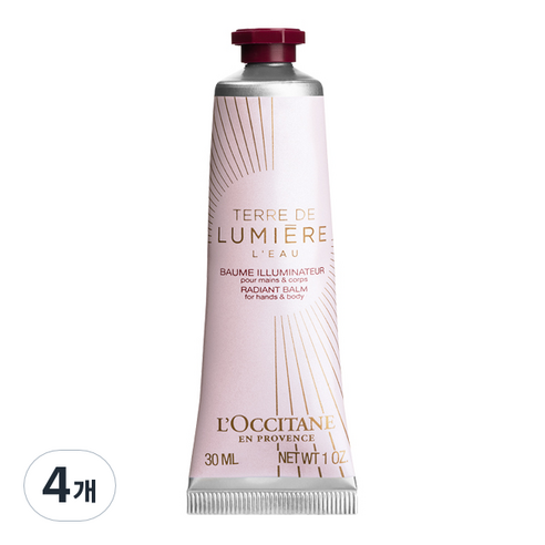 록시땅 떼르 드 루미에르 로 래디언트 밤 꽃향, 30ml, 4개