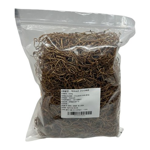 약초보은 건고구마순, 500g, 1개