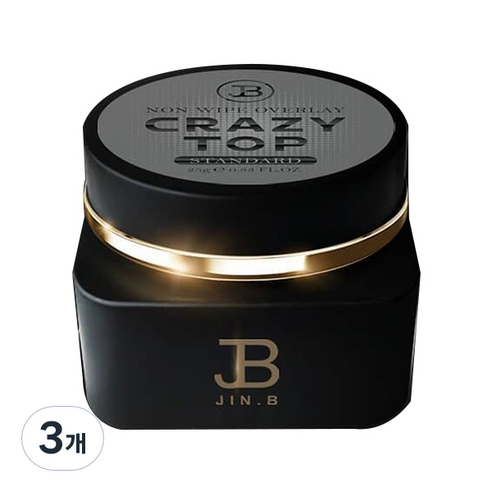 진비 크레이지 논와이프 탑 젤 스탠다드 25g, 3개