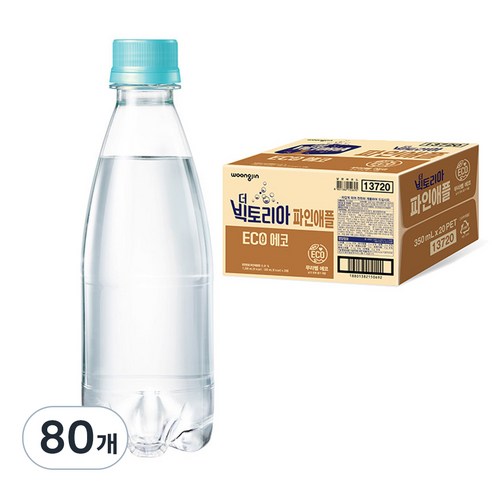 빅토리아 무라벨 파인애플 탄산음료, 350ml, 40개