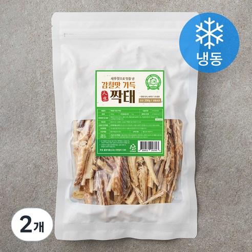 해야미 먹태로 만든 짝태 (냉동), 200g, 2개
