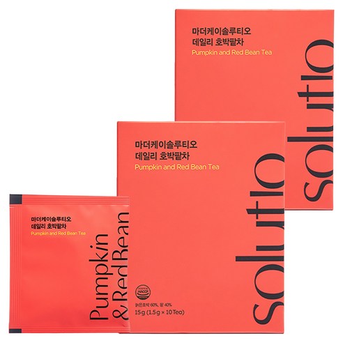 마더케이솔루티오 데일리 호박팥차, 1.5g, 10개입, 2개