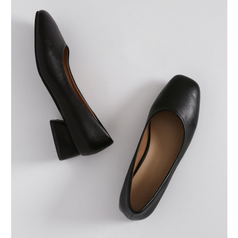 발 편한 오피스룩 완성! 착한구두 스퀘어 펌프스