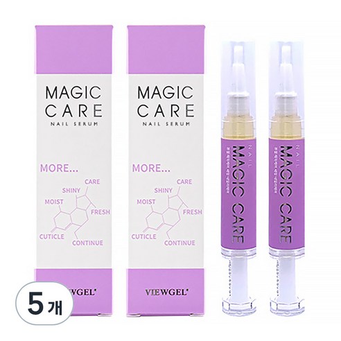 뷰젤 매직케어 세럼 손톱영양제 2개입, 10ml, 5개