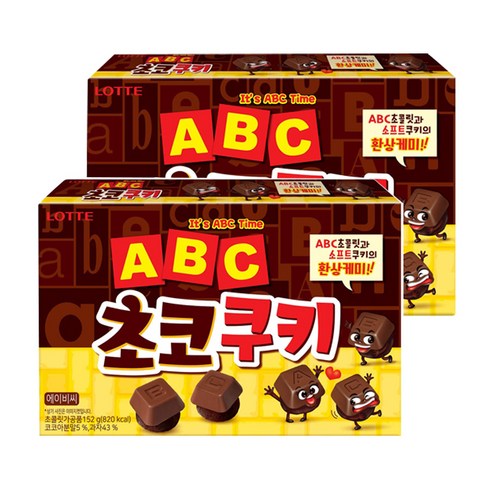 롯데제과 ABC초코쿠키, 152g, 10개