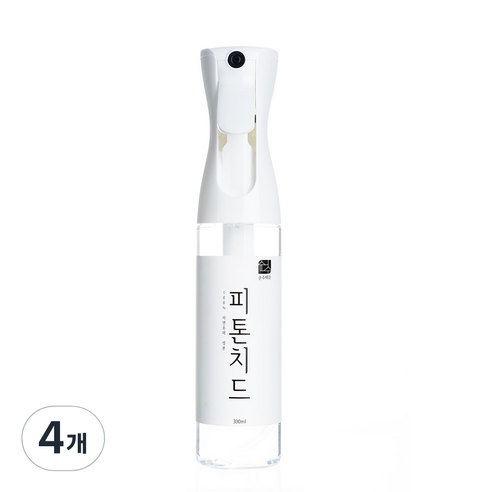 순수백과 피톤치드 편백수 스프레이, 300ml, 4개