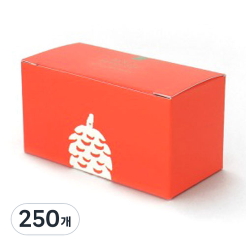 솔방울 꼬마박스, 레드, 250개