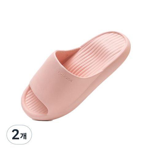 마사지 지압 슬리퍼 240mm, 2개, 핑크