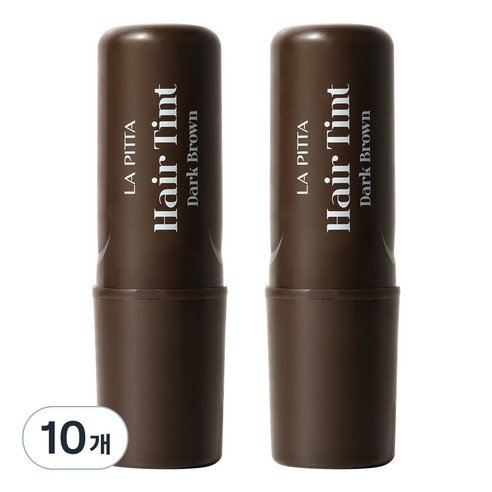 라피타 새치커버 헤어틴트 10ml, 다크브라운, 10개