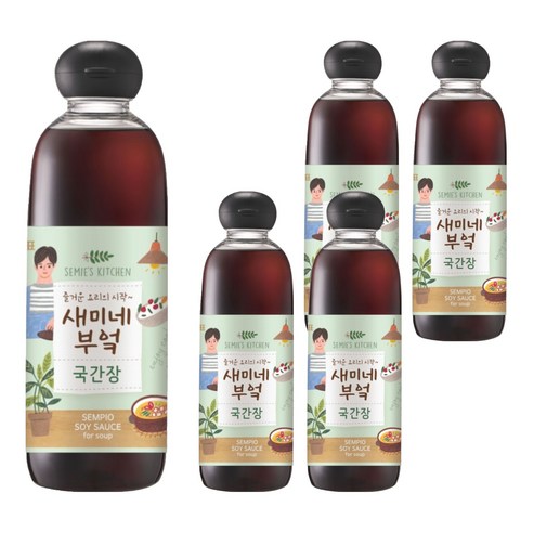 새미네부엌 국간장, 830ml, 5개