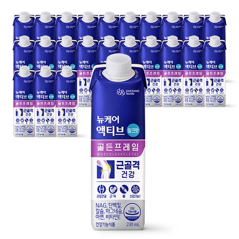 뉴케어 액티브 골든프레임 밀크맛, 230ml, 24개