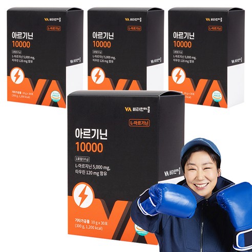 비타민마을 아르기닌 10000 30p, 300g, 4개