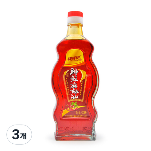 선신수 매운 고추기름, 400ml, 3개