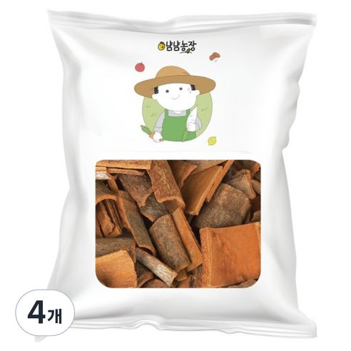 냠냠바다 냠냠농장 깊은향기 사각 계피, 800g, 4개