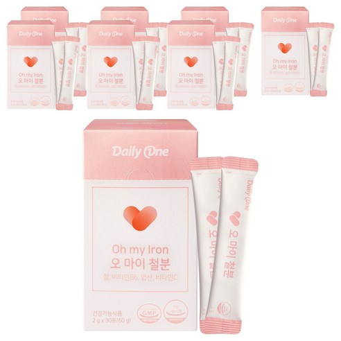 데일리원 오 마이 철분, 60g, 8개