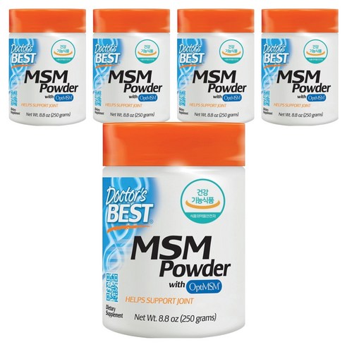 [쿠팡수입] 닥터스베스트 MSM 파우더, 250g, 5개